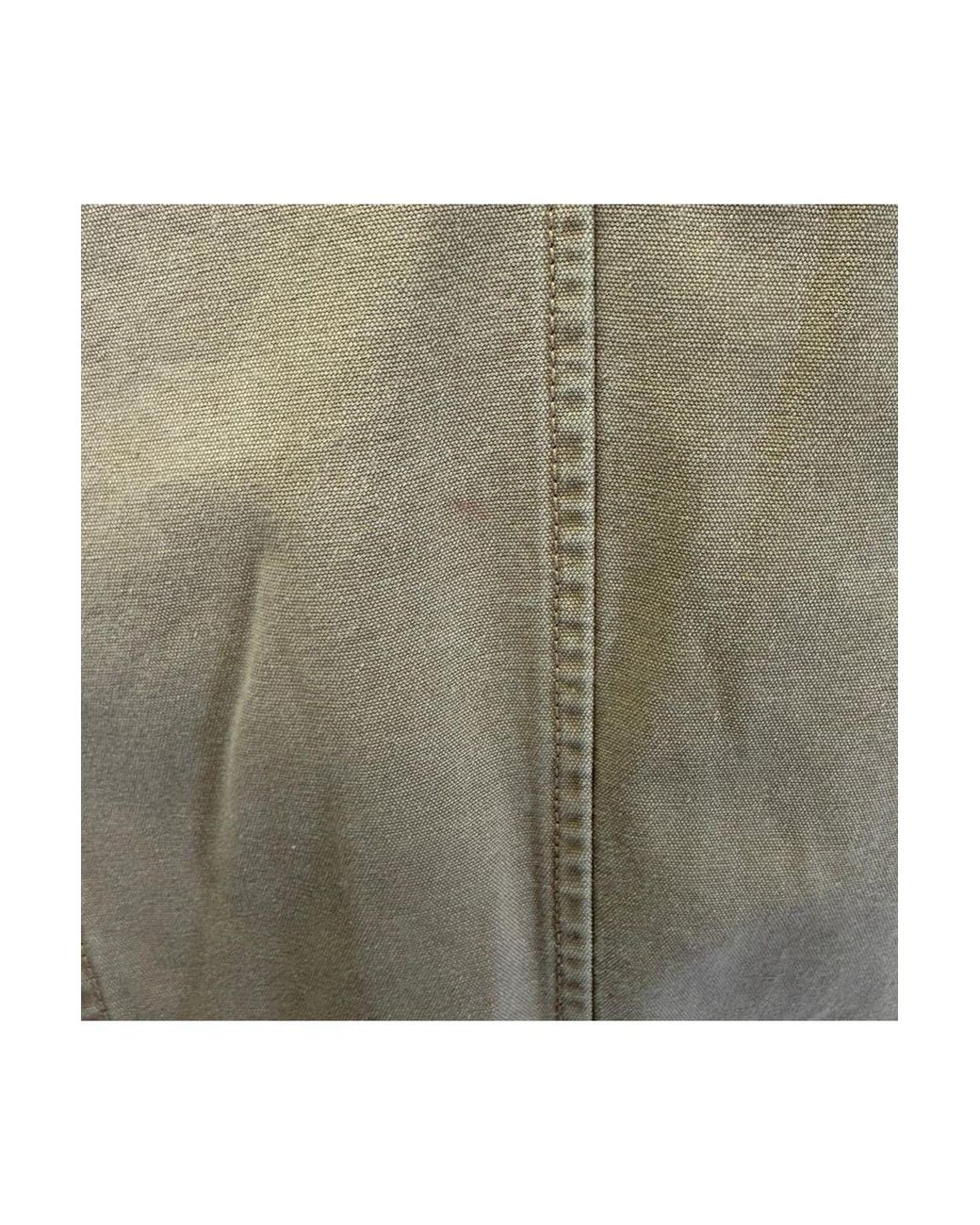 Chanel Brown Zip-Up Denim Jacket
