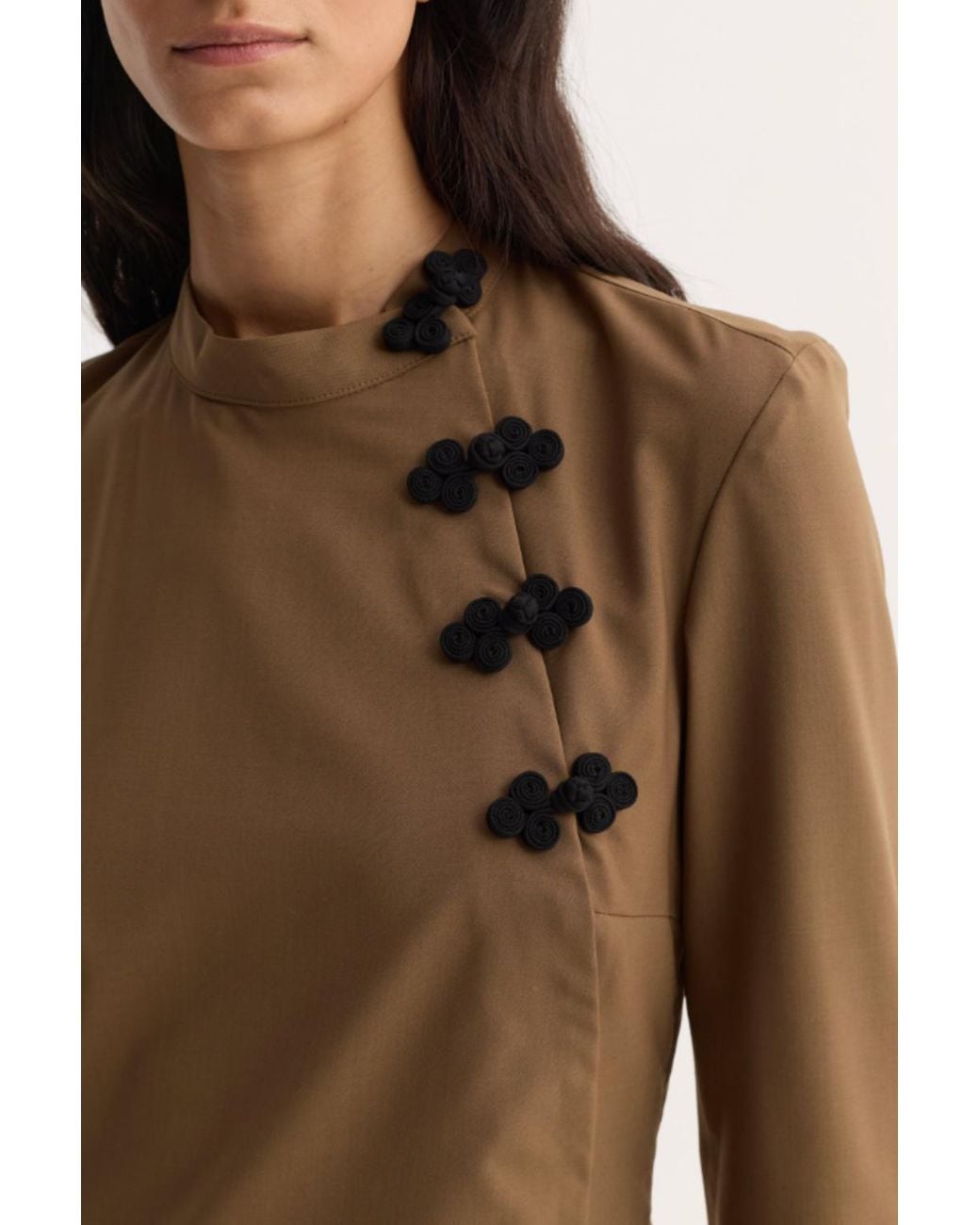 Rohe Natural Pankou Closure Dress