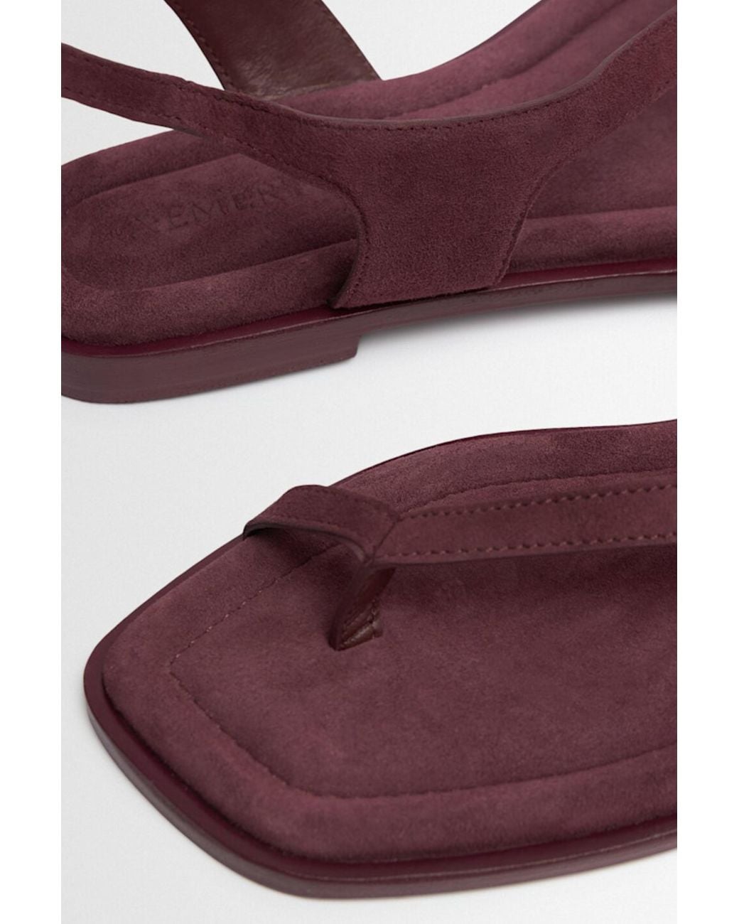 A.Emery Brown The Heidi Sandal Mulberry Suede