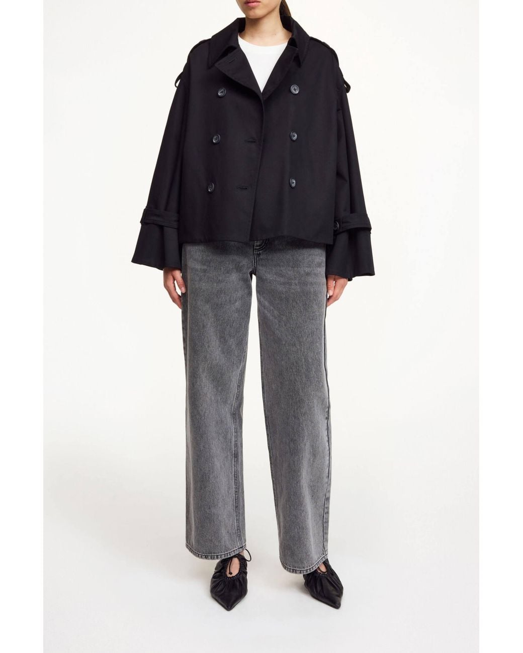 By Malene Birger Black The Alisanda Trench Jacket