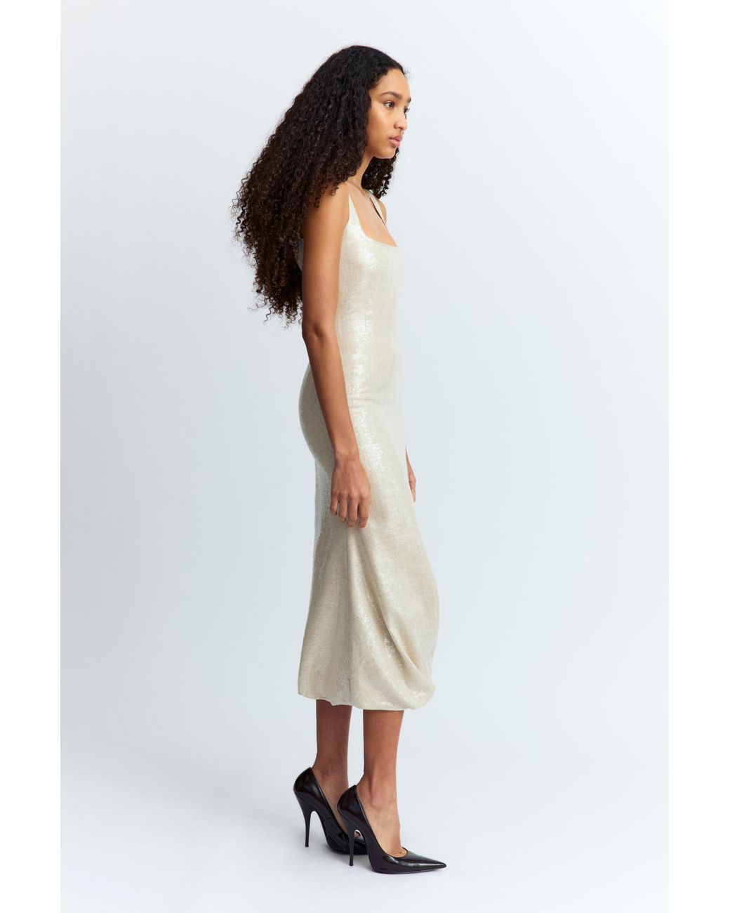 16Arlington Natural Sidd Midi Dress