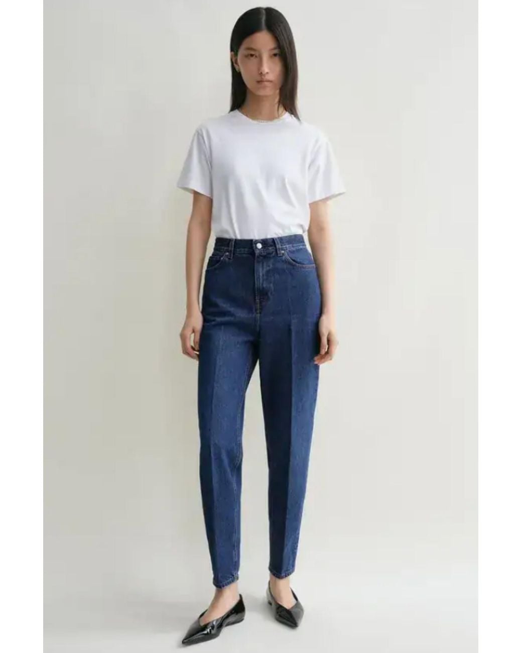 Totême Blue Tapered Leg Denim