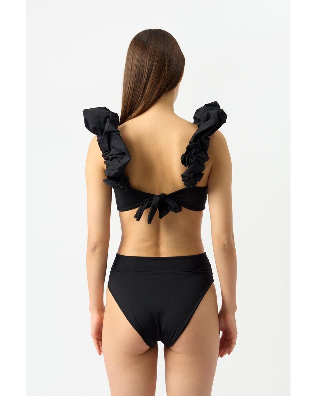 Maygel Coronel Black Cotta Bikini