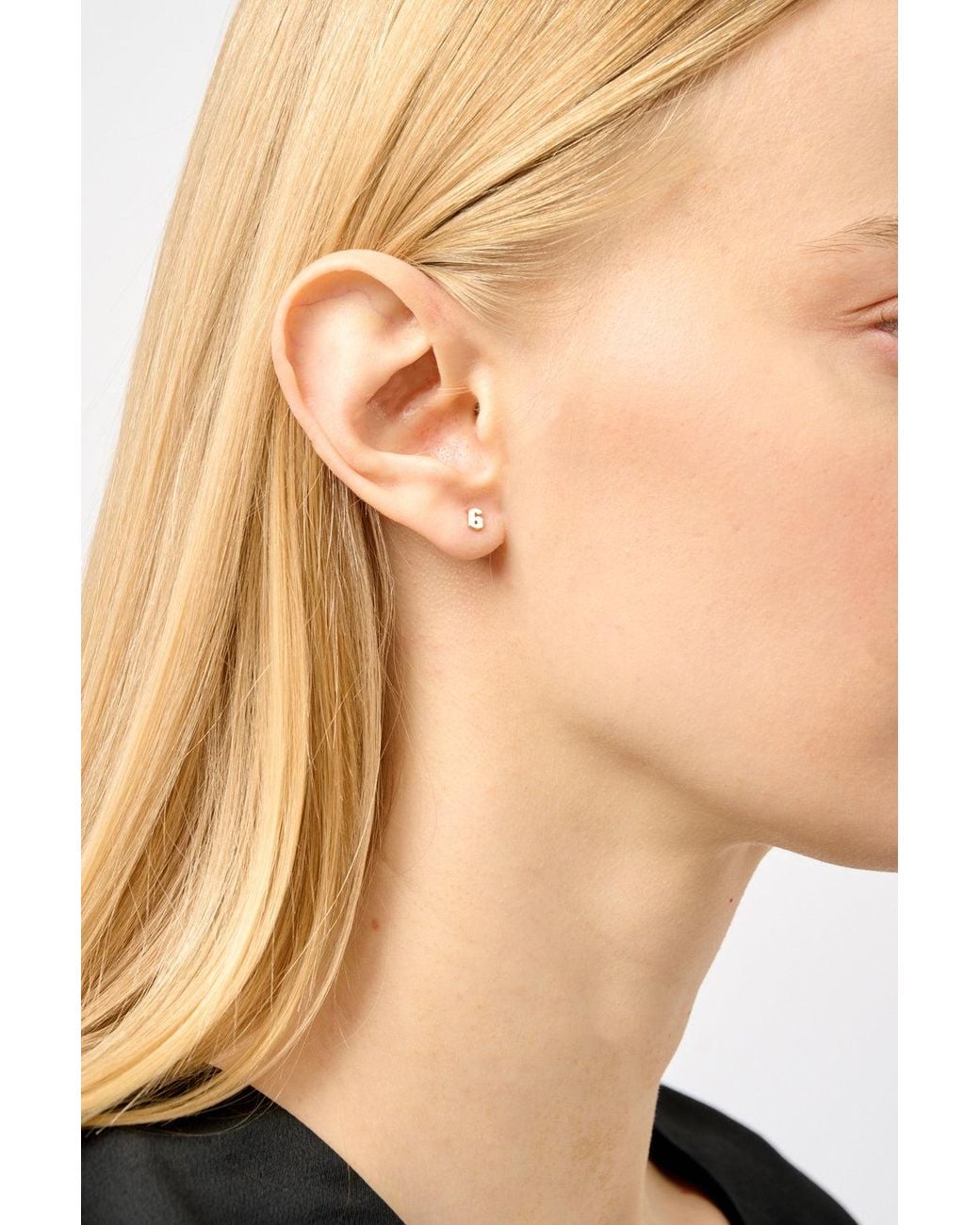 Otiumberg Natural Solid Alphabet Stud
