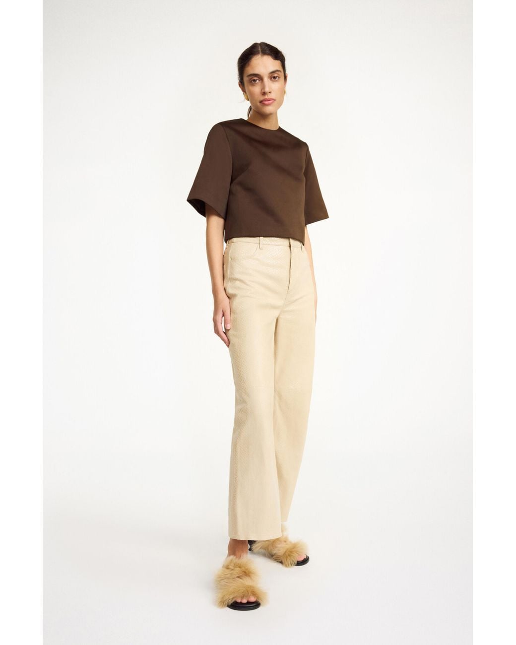 By Malene Birger Natural Cailys Trousers