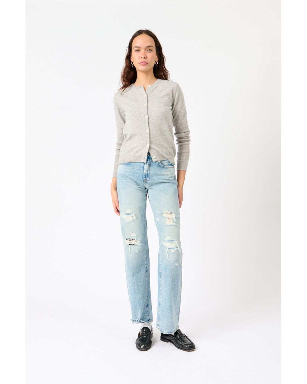 7 For All Mankind Blue The Tess Trousers