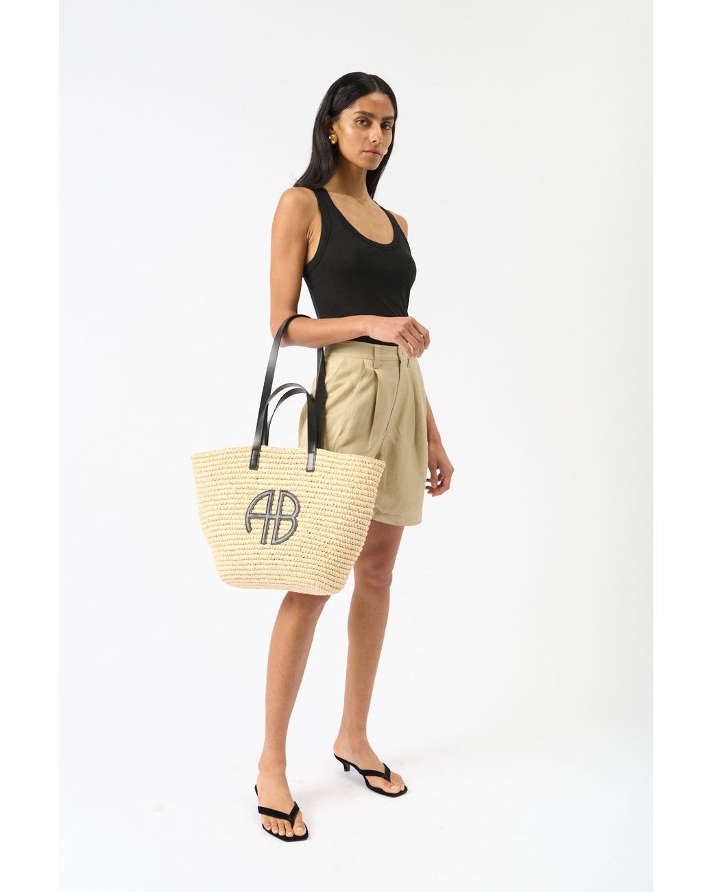 Anine Bing Natural Carrie Short