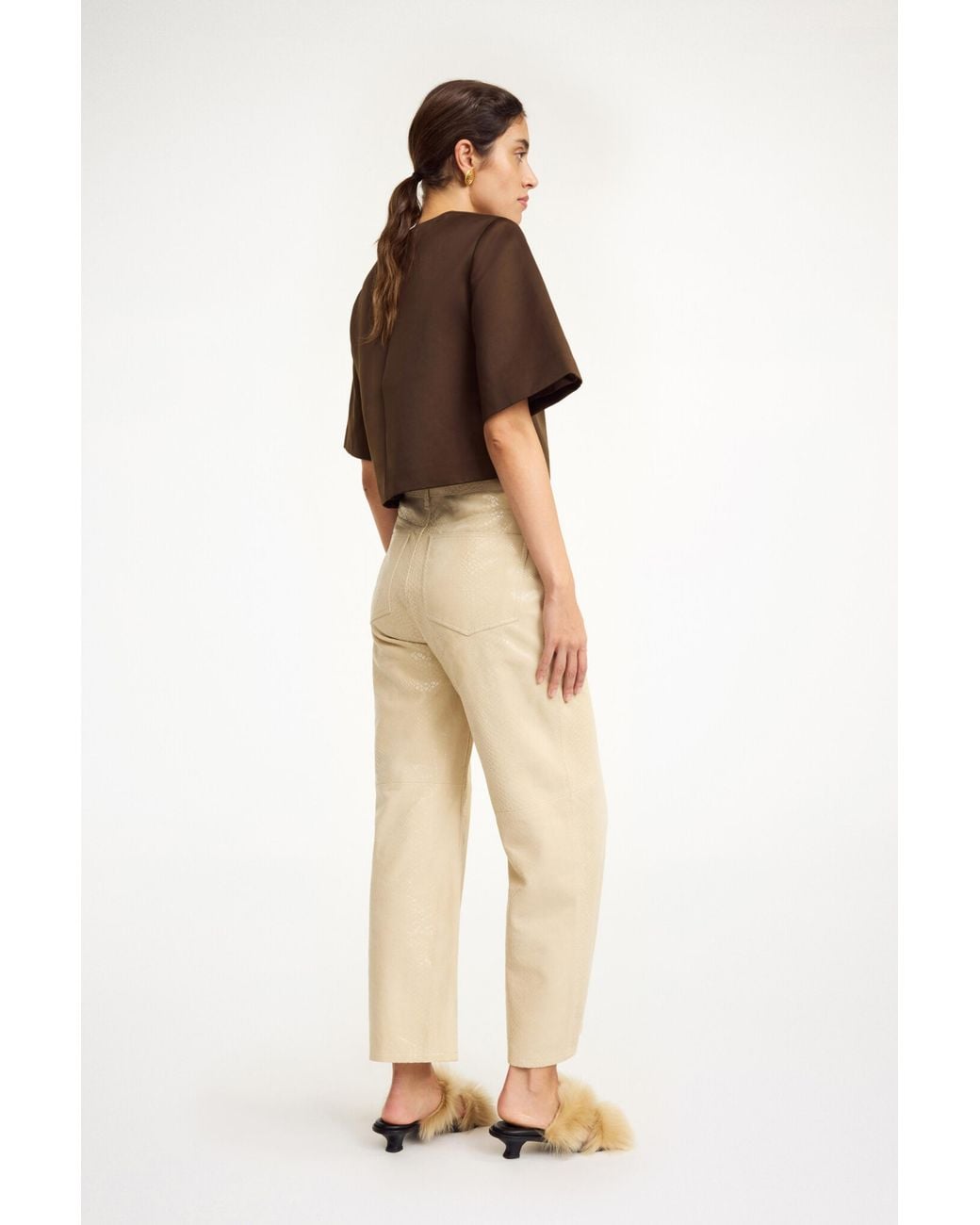 By Malene Birger Natural Cailys Trousers
