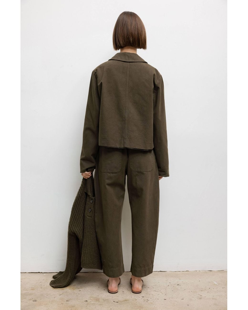 Leset Green The Chloe Zip Jacket
