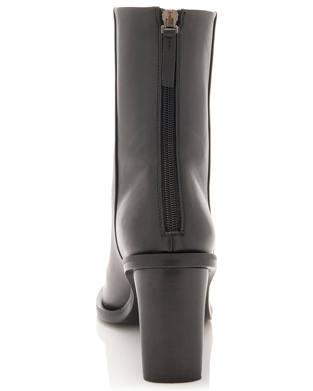 A.Emery Black Florence Leather Ankle Boots