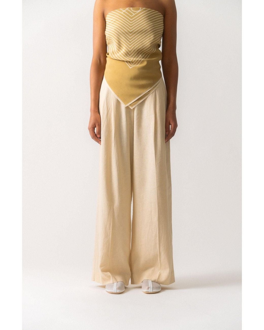 By Malene Birger Natural Cymbaria Trousers