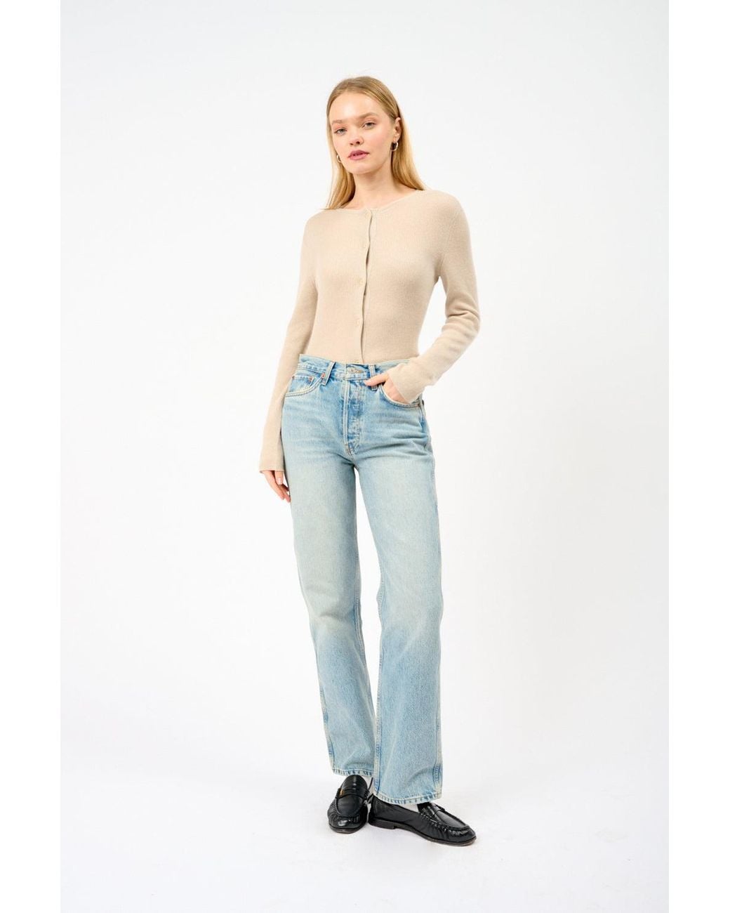The Elder Statesman Natural Delicash Silk And Cashmere Cardigan