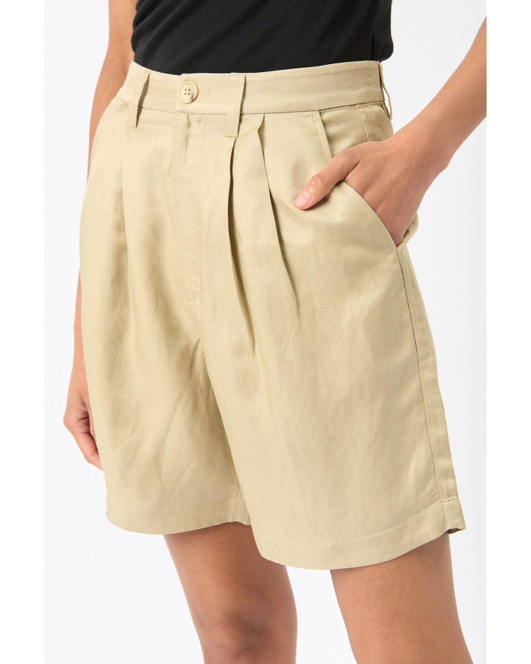 Anine Bing Natural Carrie Short