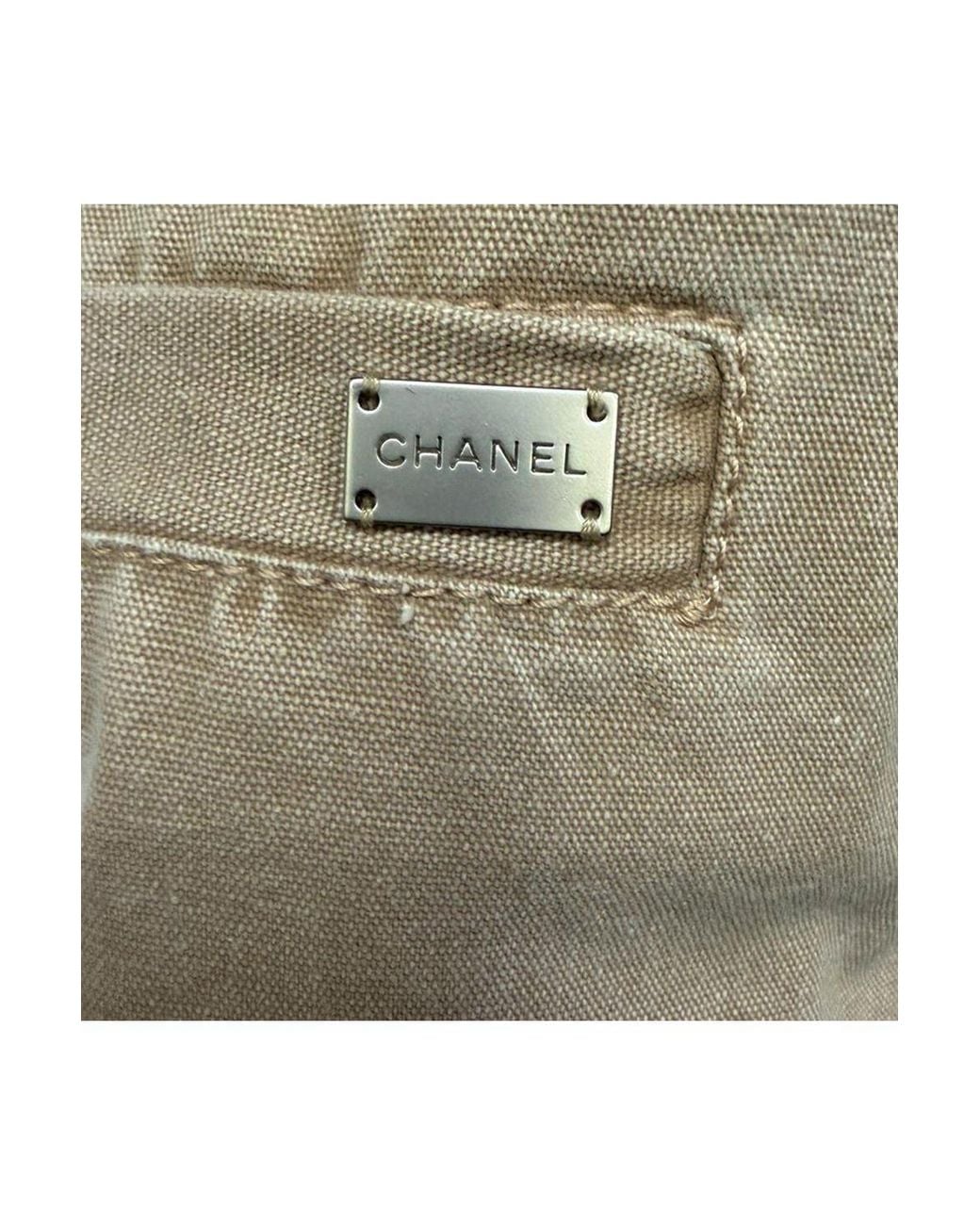 Chanel Brown Zip-Up Denim Jacket