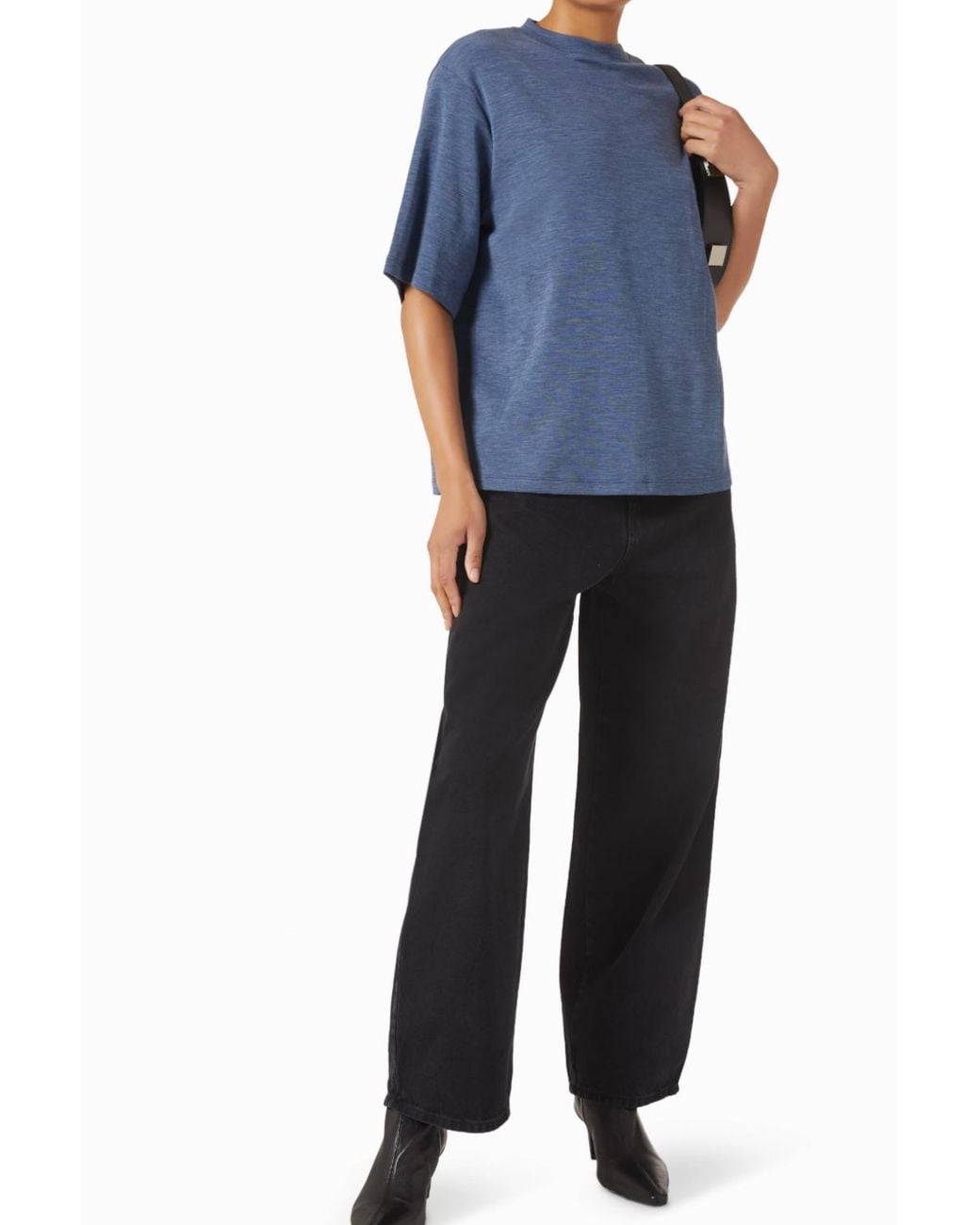 Rohe Blue Oversized Merino T-Shirt