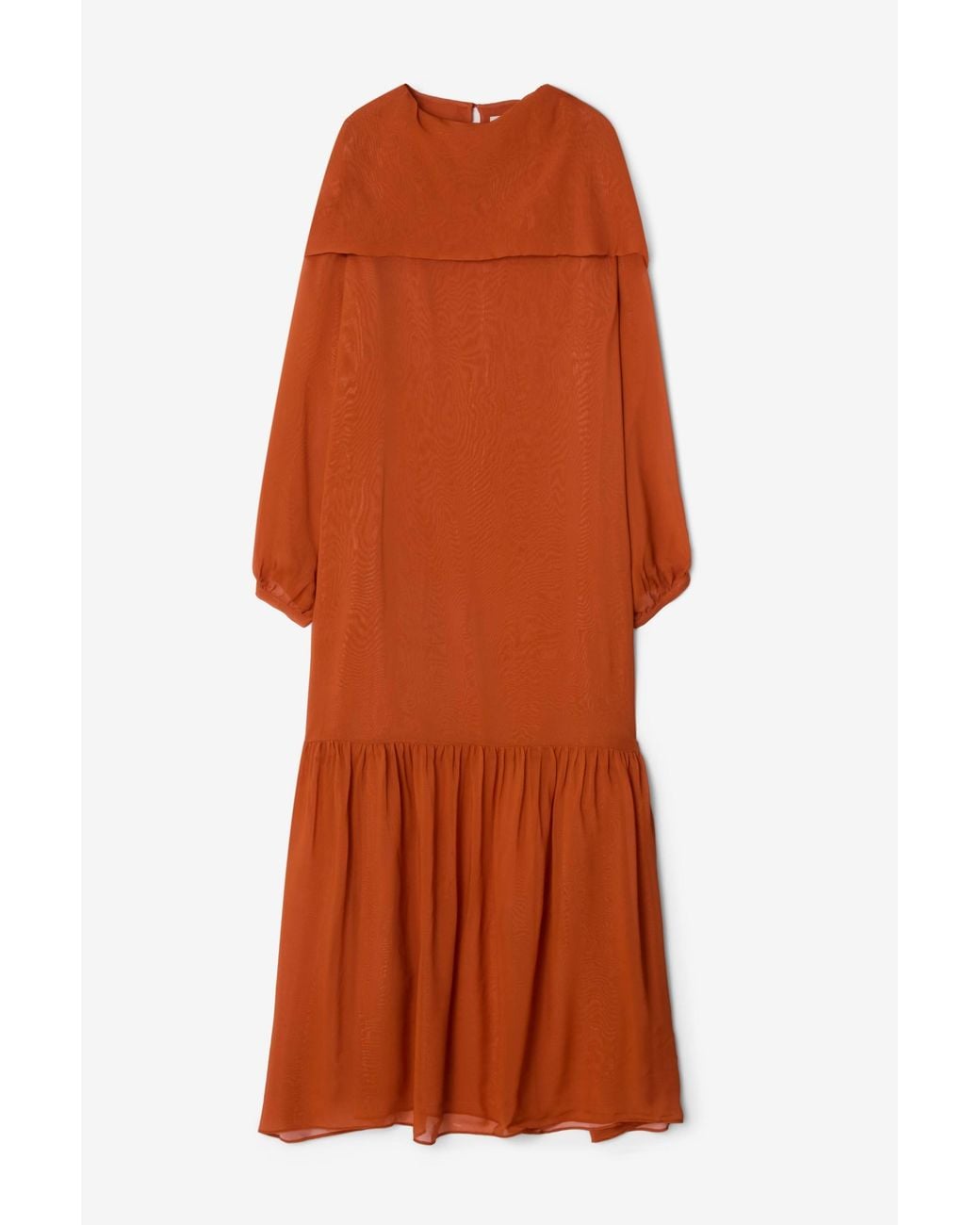 House of Dagmar Orange Scarf Maxi Dress