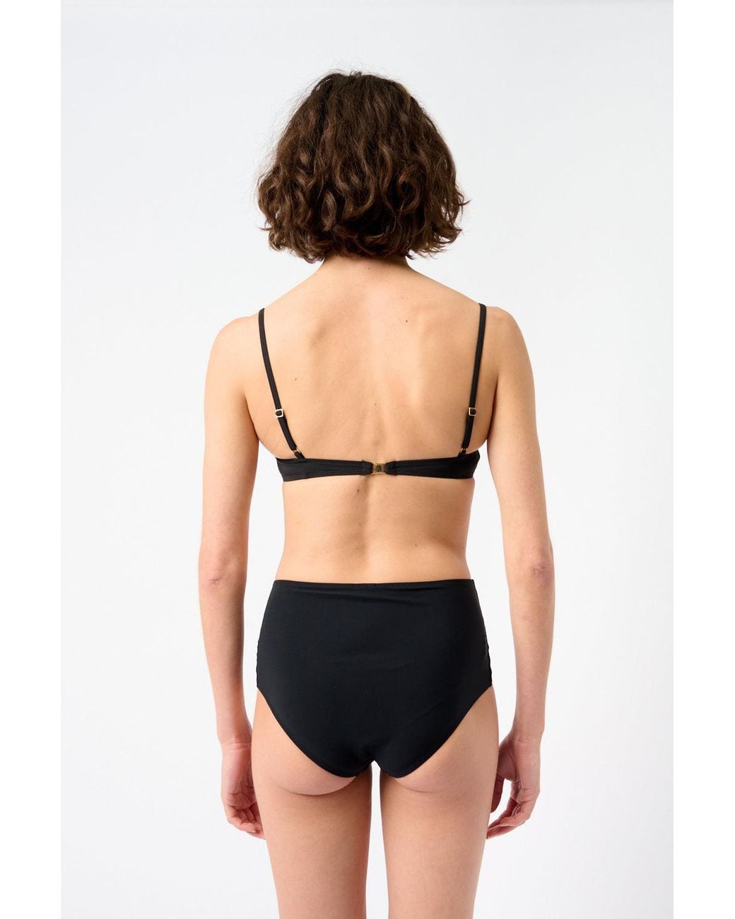 Totême  Black Bra Bikini Top