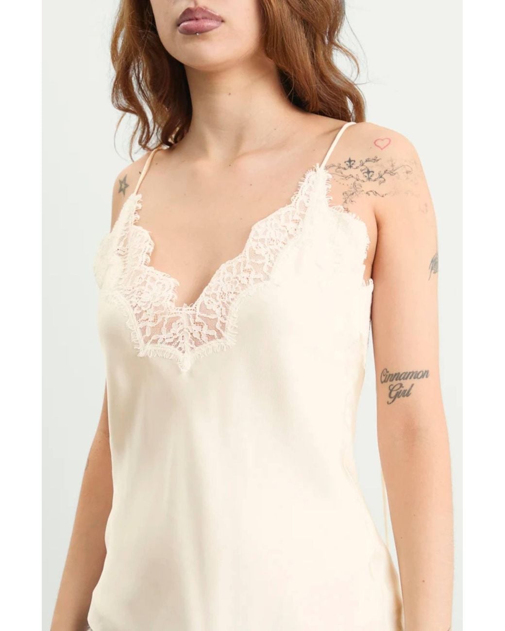 Rohe Natural Lace Silk Camisole
