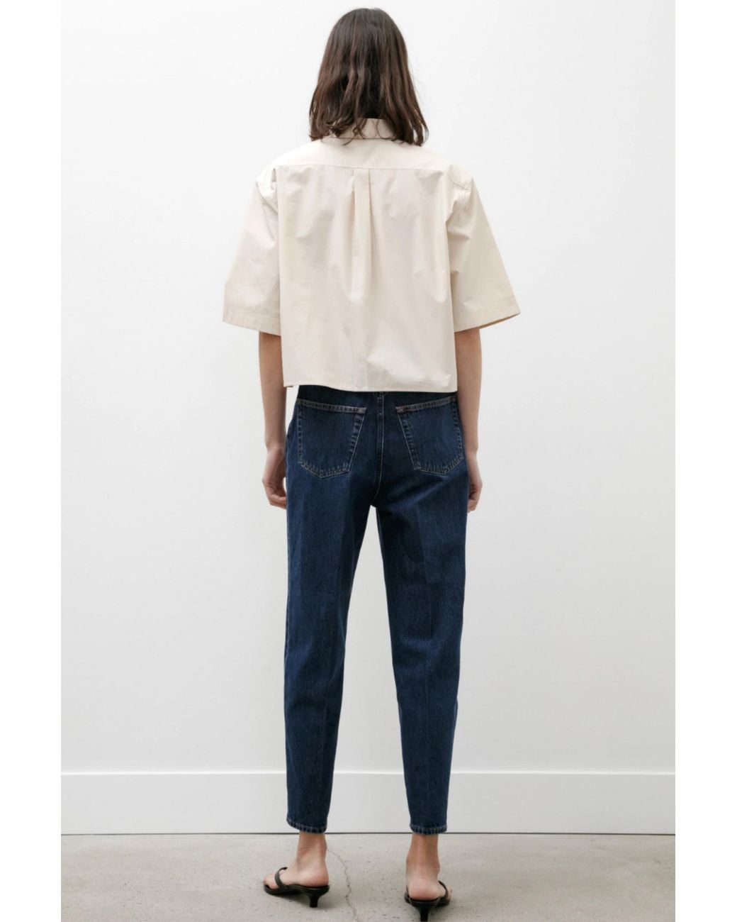 Totême Blue Tapered Leg Denim