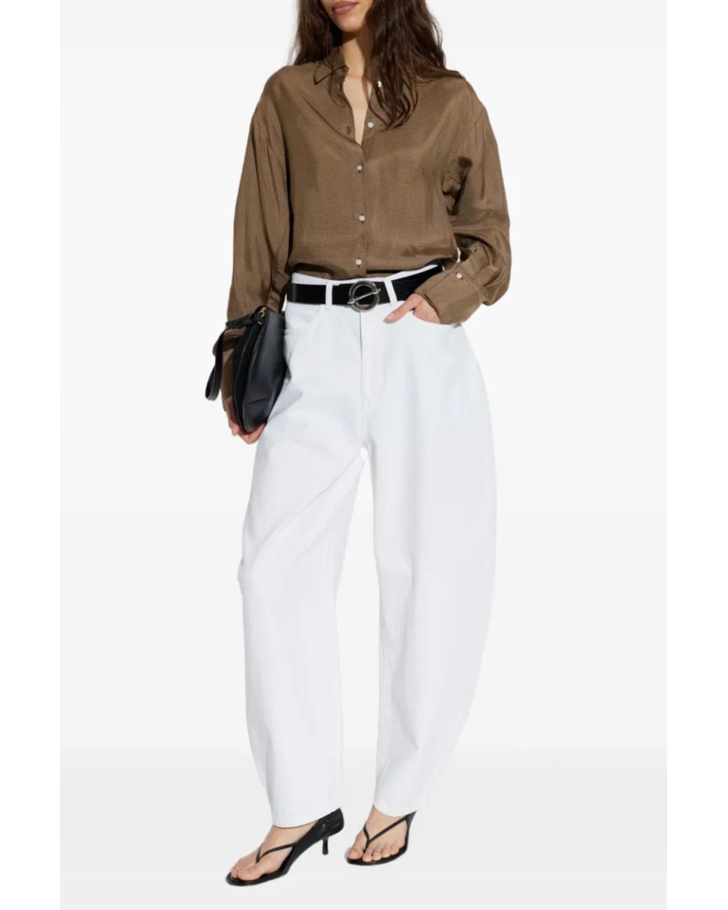 Rohe Brown Relaxed Shaped Shirt