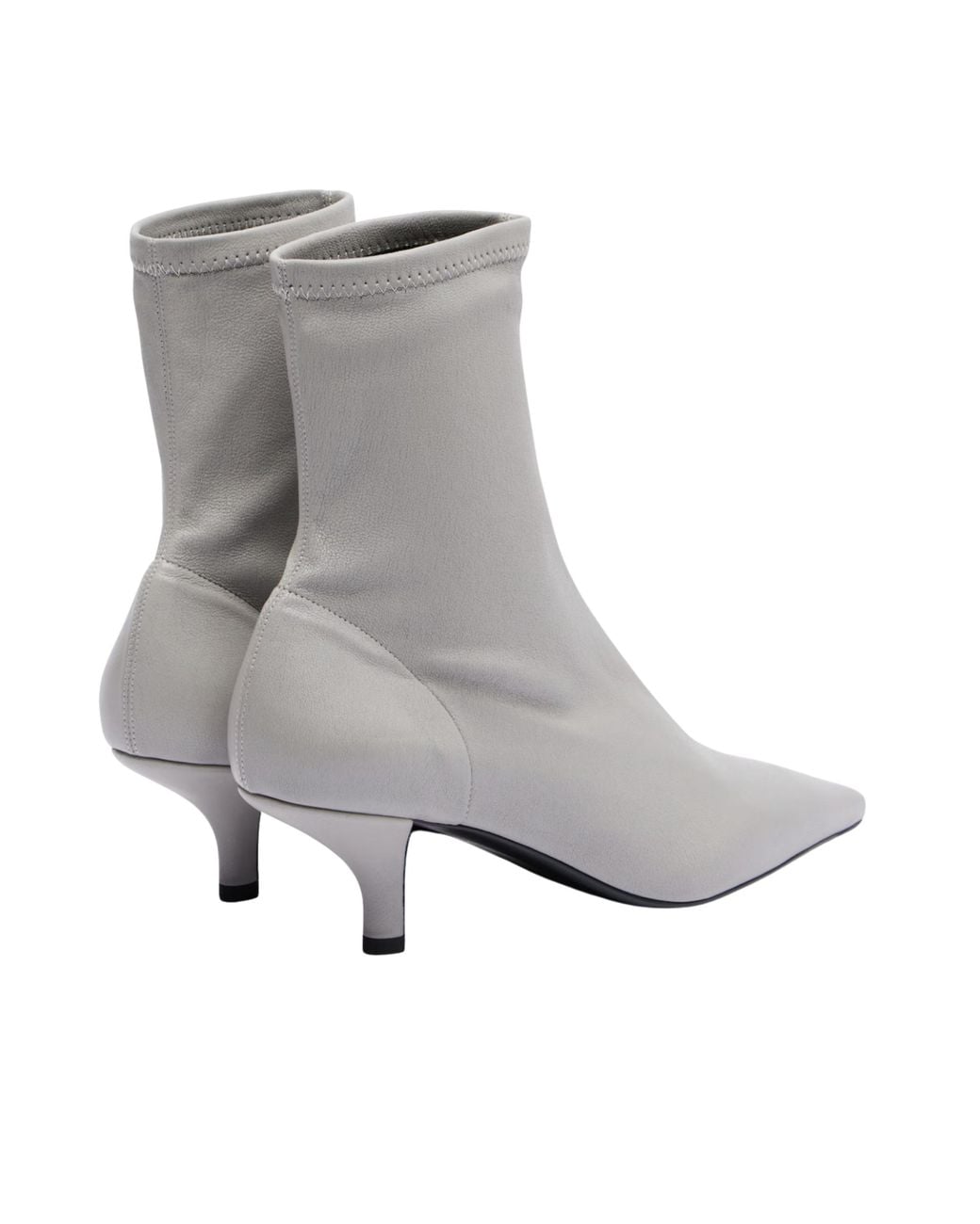 Totême Gray Stretch Ankle Boot