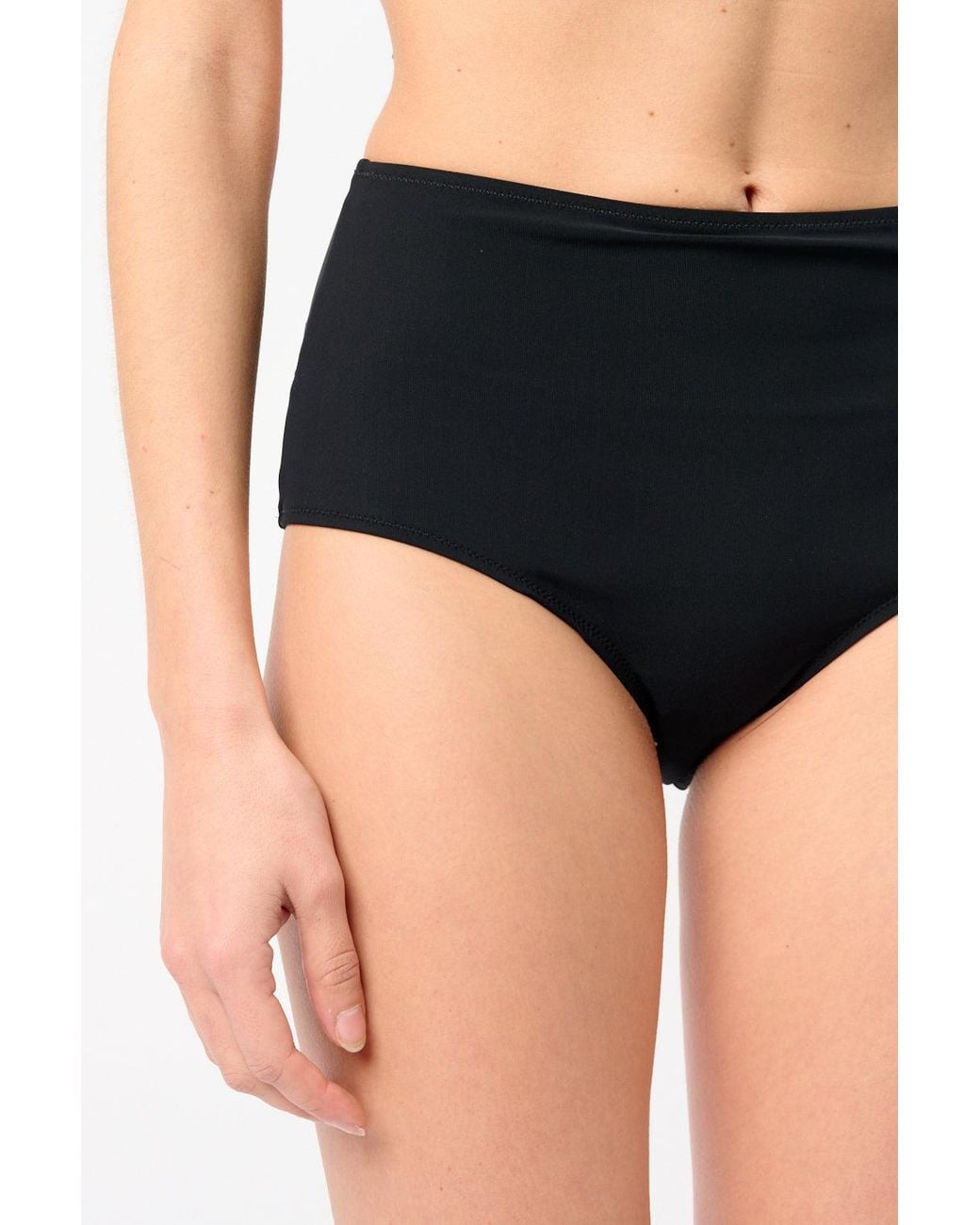 Totême Black High Bikini Briefs