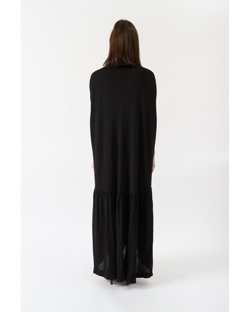 BITE STUDIOS Black Poncho Dress