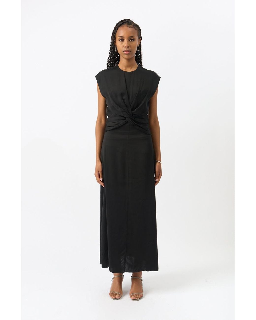Rohe Black Draped Dress