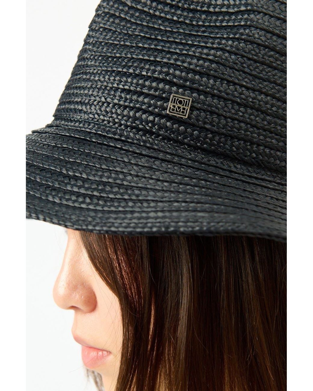 Totême Black Panama Hat