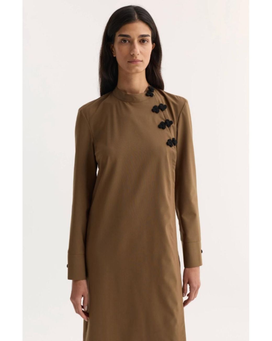 Rohe Natural Pankou Closure Dress