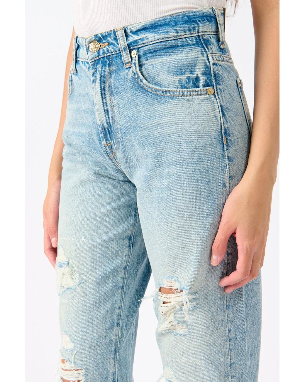 7 For All Mankind Blue The Tess Trousers