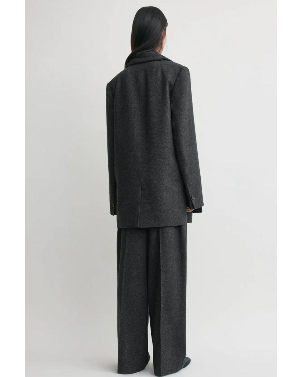 Totême Black Scarf Blazer