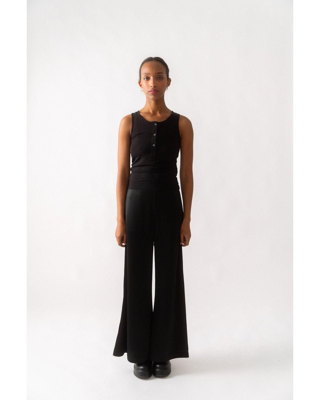 NINETY PERCENT Black Tristan Vest