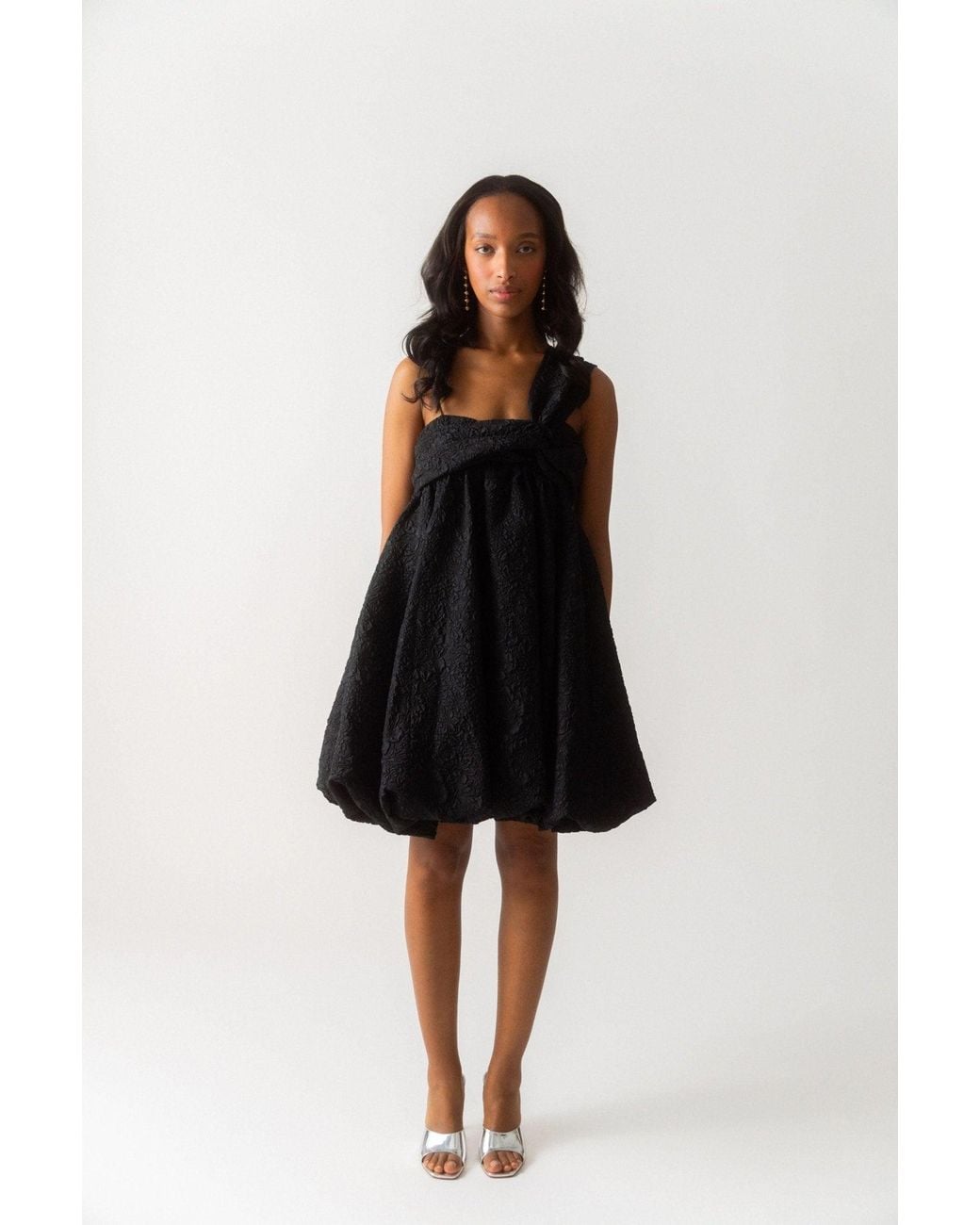CECILIE BAHNSEN Black Victoria Dress