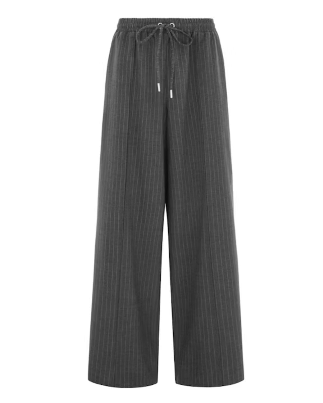 ALIGNE Gray Aubrey Pinstripe Trouser