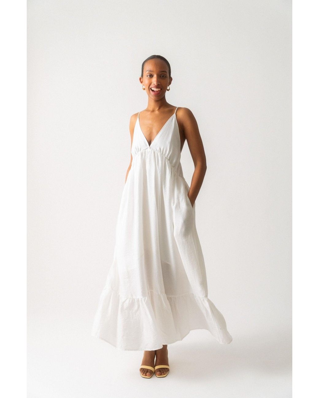 NINETY PERCENT Natural Koulika Dress