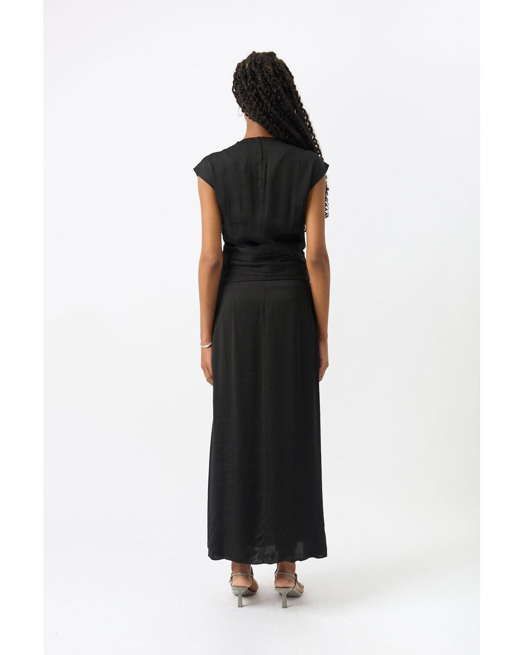 Rohe Black Draped Dress