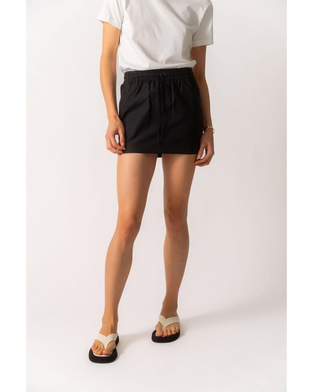 Wardrobe NYC Black Utility Skirt Mini
