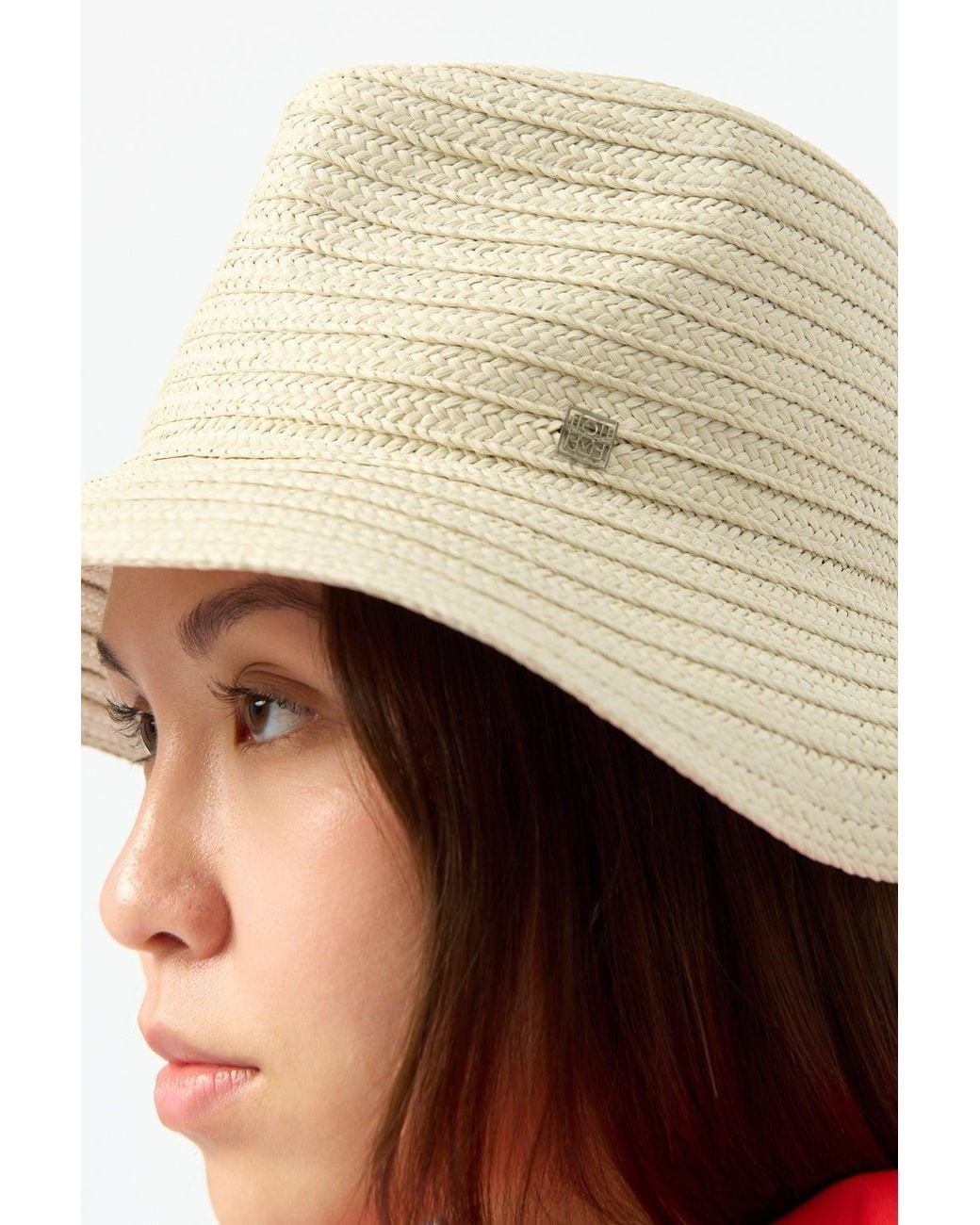 Totême Red Panama Hat