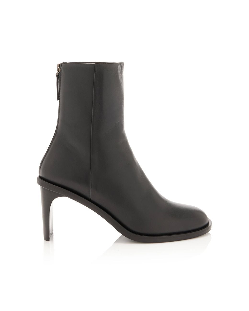A.Emery Black Florence Leather Ankle Boots