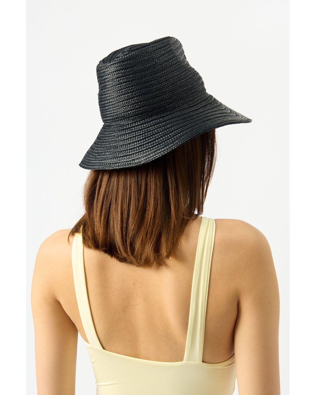 Totême Black Panama Hat