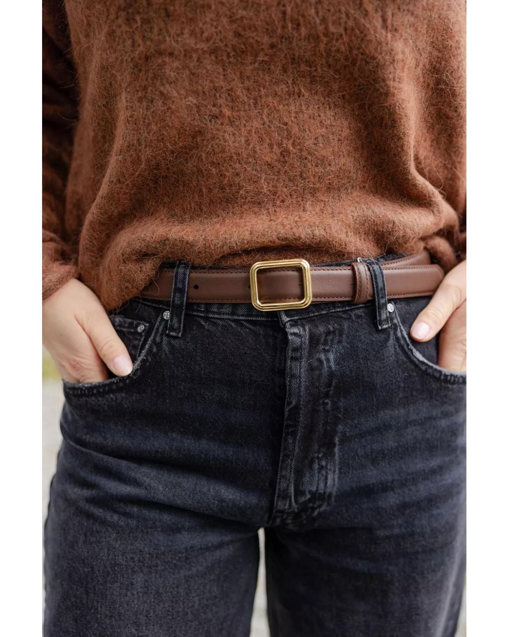 LIE STUDIO Multicolor The Georgia Wide Belt