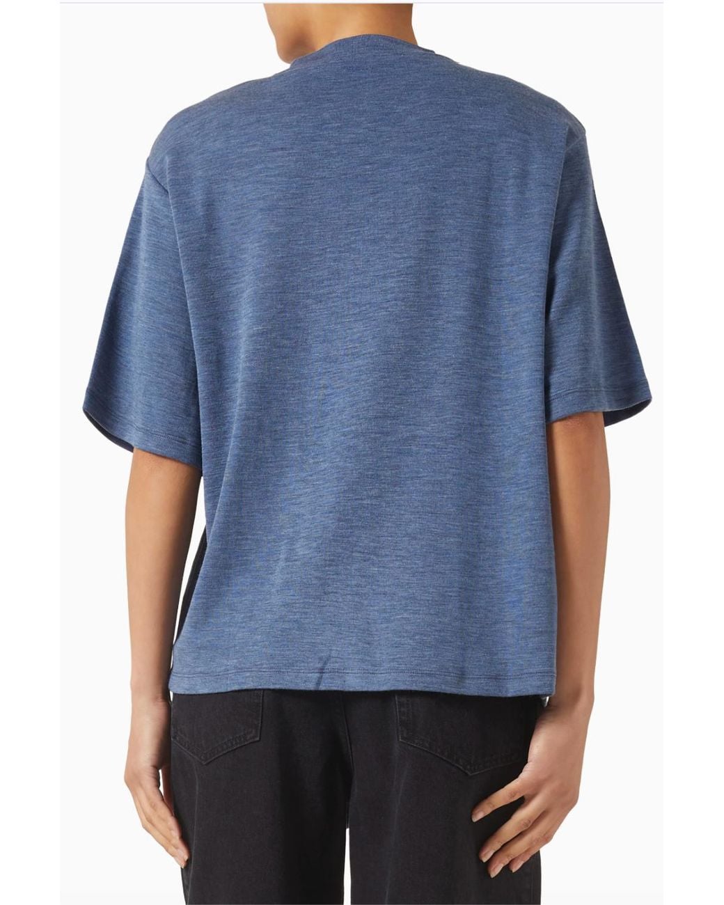 Rohe Blue Oversized Merino T-Shirt