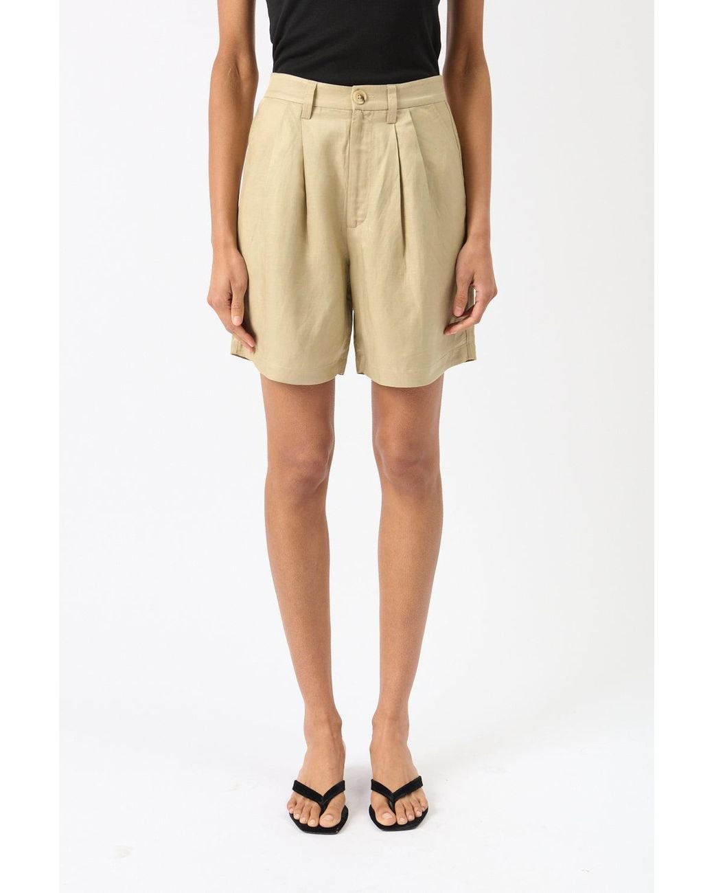 Anine Bing Natural Carrie Short