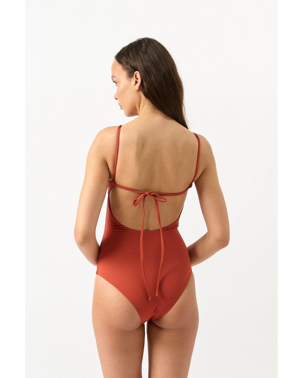 Christopher Esber Red Nebula Underwire One Piece