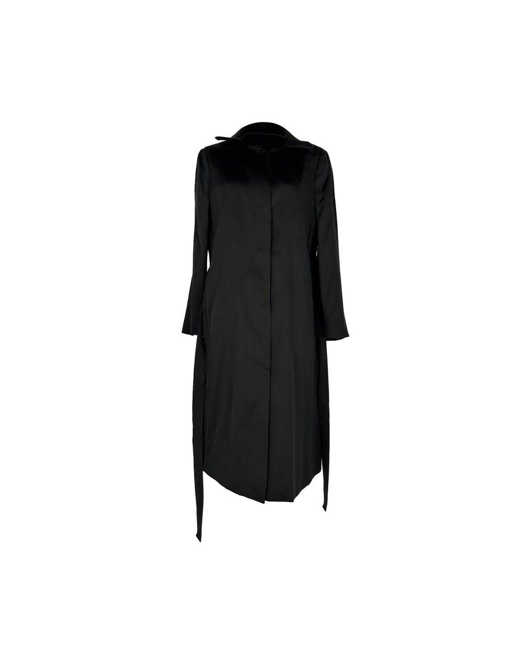 Dolce & Gabbana Black Dolce & Gabbana Belted Trench Coat