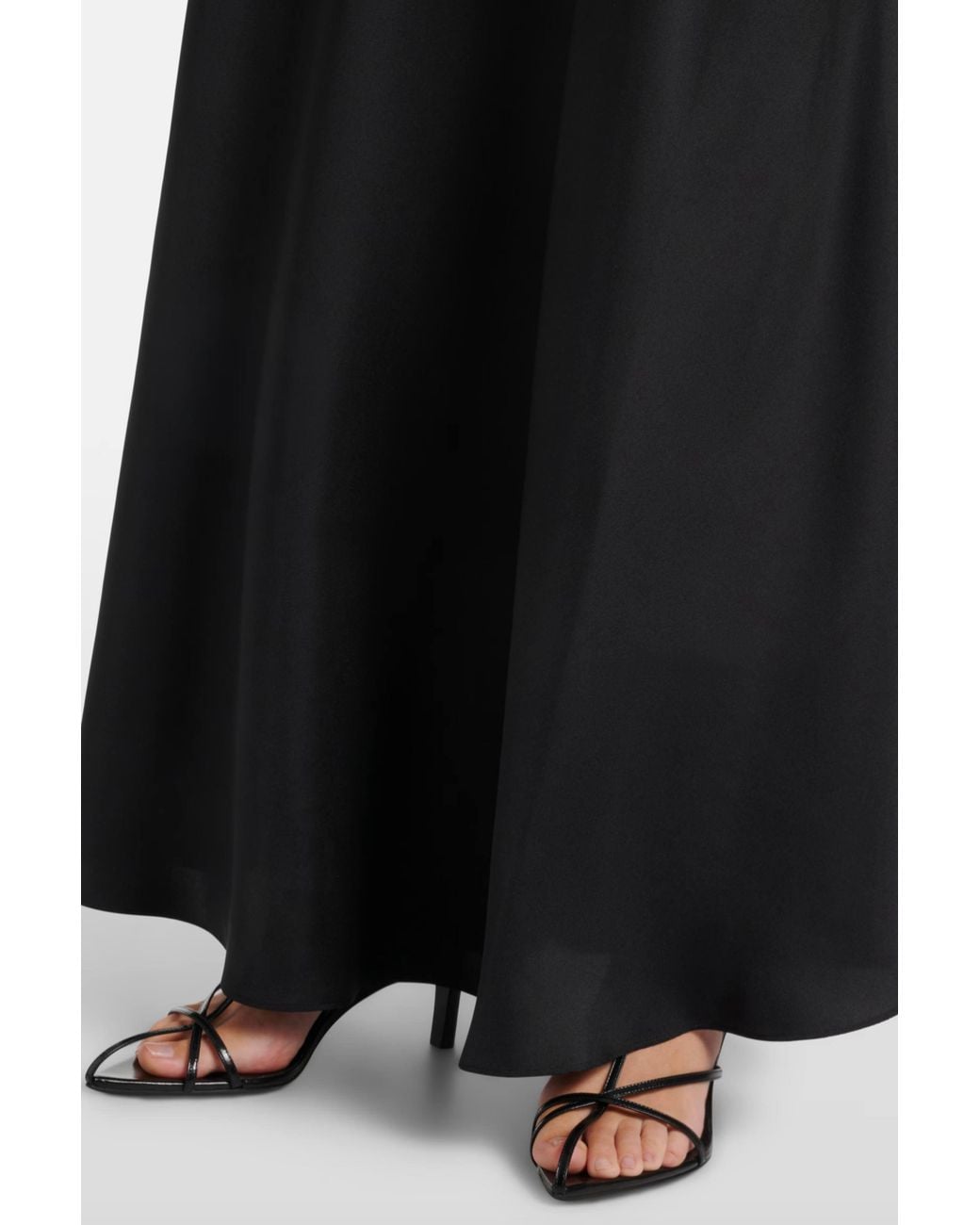 Rohe Black Tuxedo Silk Dress