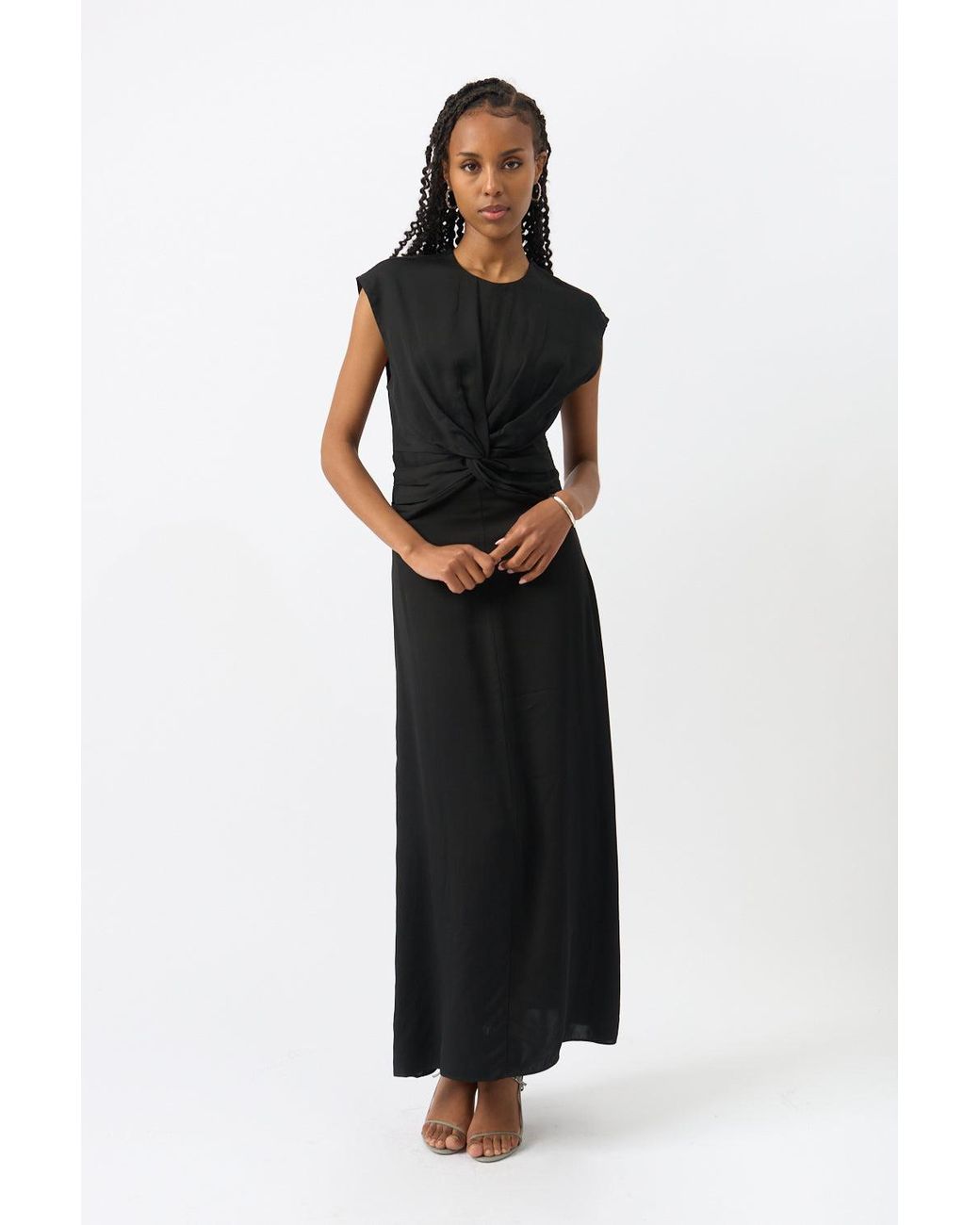 Rohe Black Draped Dress