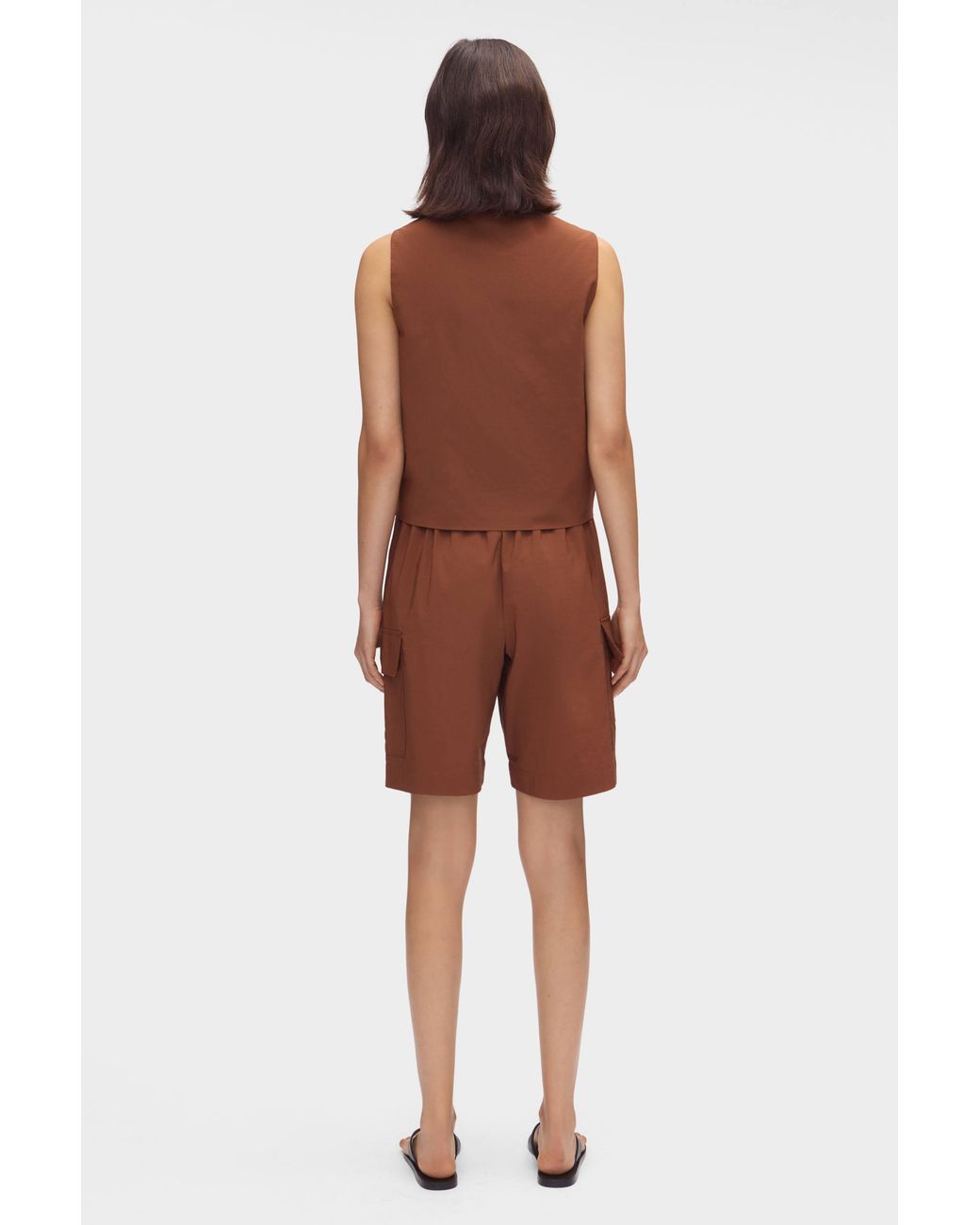 ALIGNE Brown Kyra Cargo Shorts
