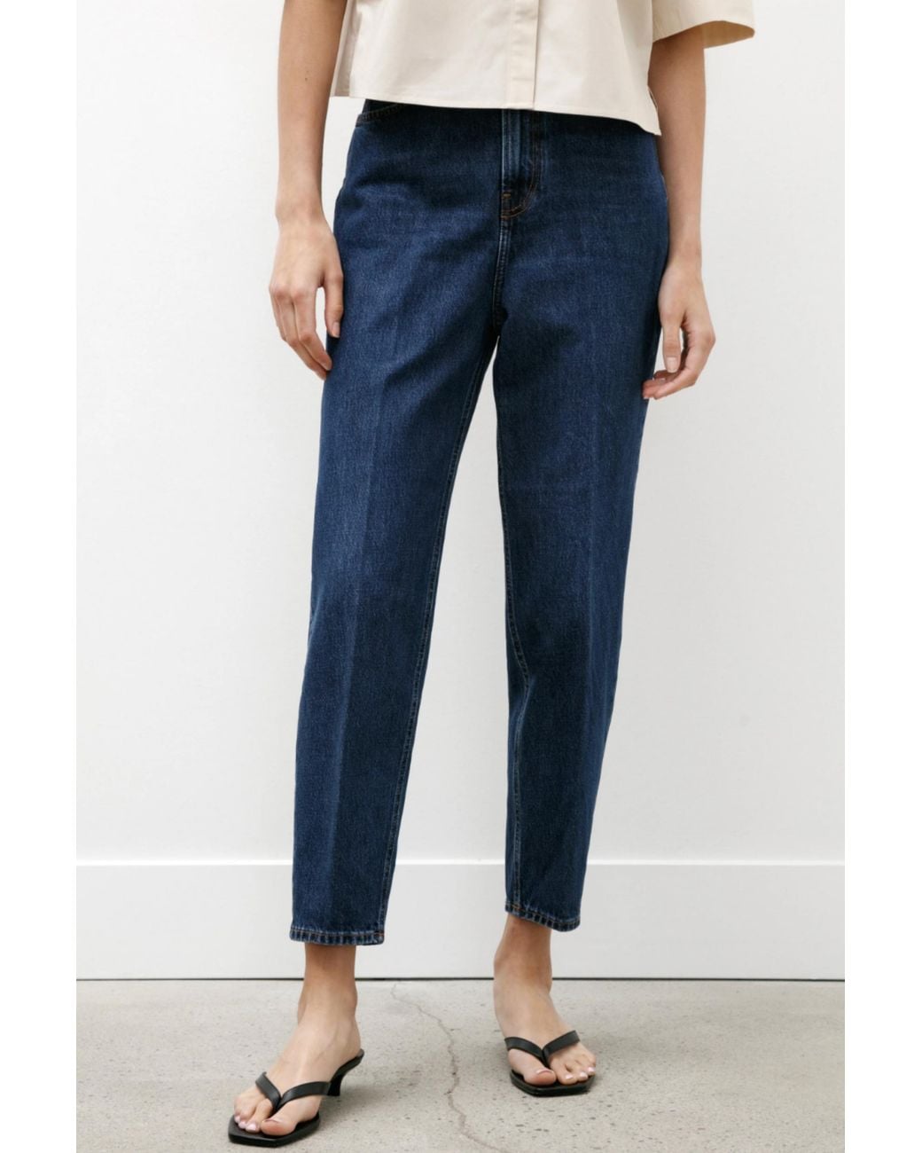 Totême Blue Tapered Leg Denim